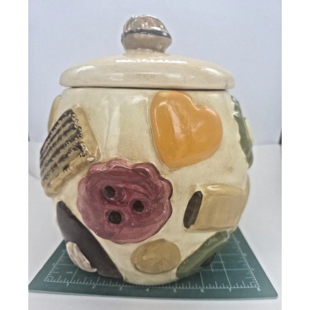 1950s Cookies All Over Cookie Jar Los Angeles Pottery 10